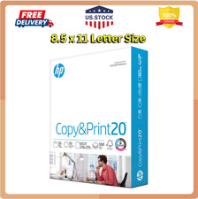HP Printer Paper 8.5 x 11 Paper Copy Print 20 lb 1 Ream Case - 500 Sheets