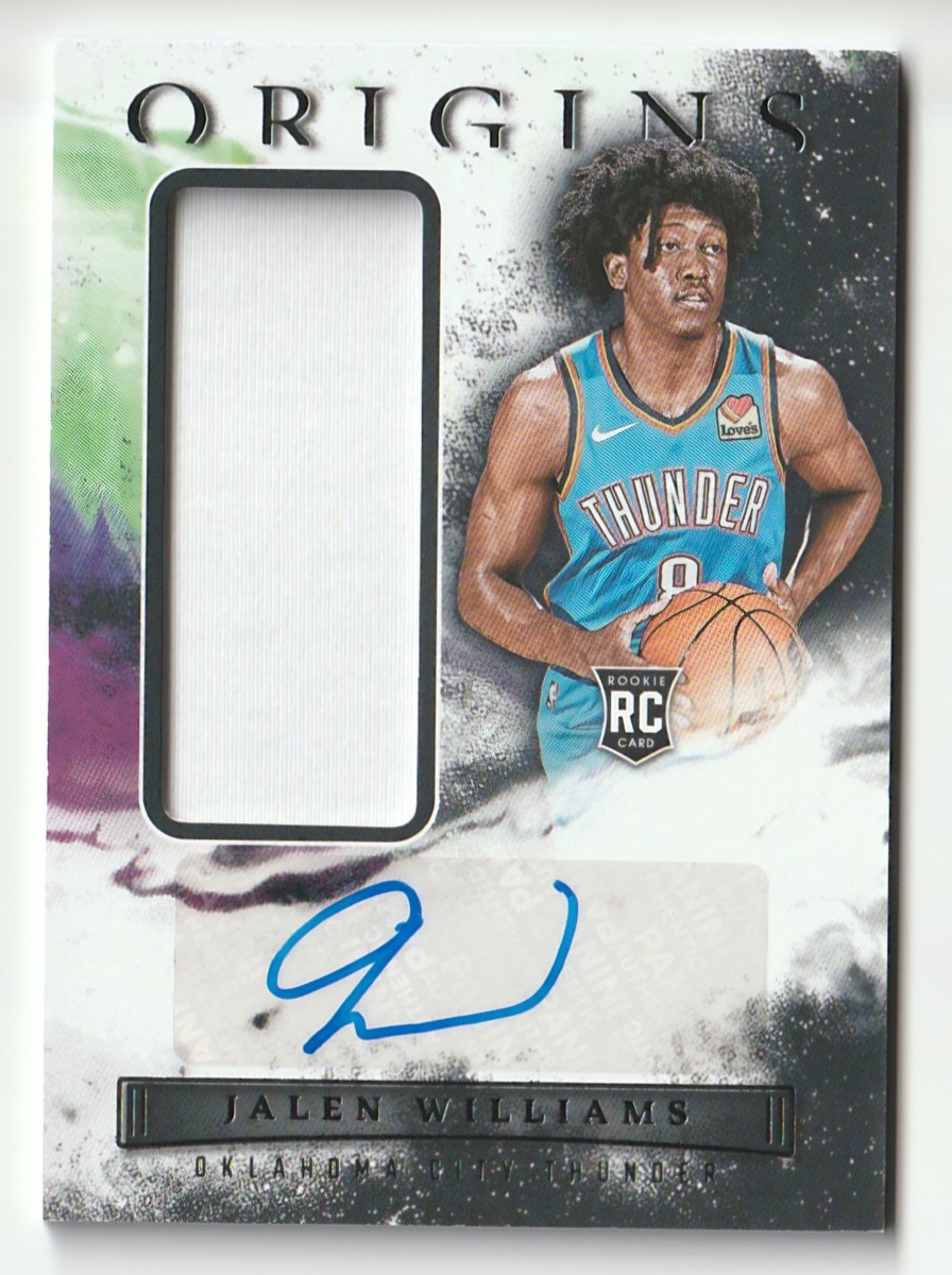 Jalen Williams 2022-23 Panini Origins Rookie Card Patch Auto | eBay