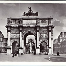 c1920s Paris France Arc de Triomphe du Carrousel RPPC Postcard Yvon Napoleon