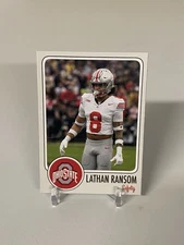Latham Ransom Novelty College Football Card! Very Rare!