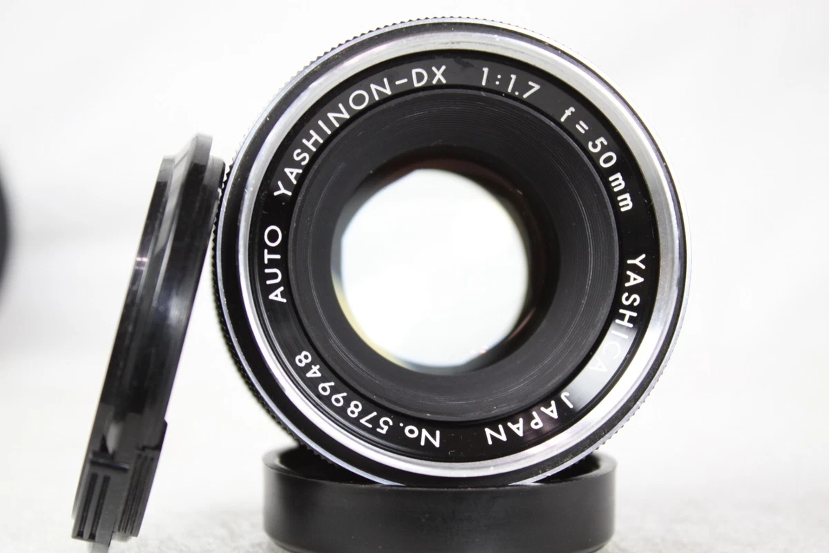 Yashica Camera Lenses 50mm Focal f/1.7 Maximum Aperture for sale