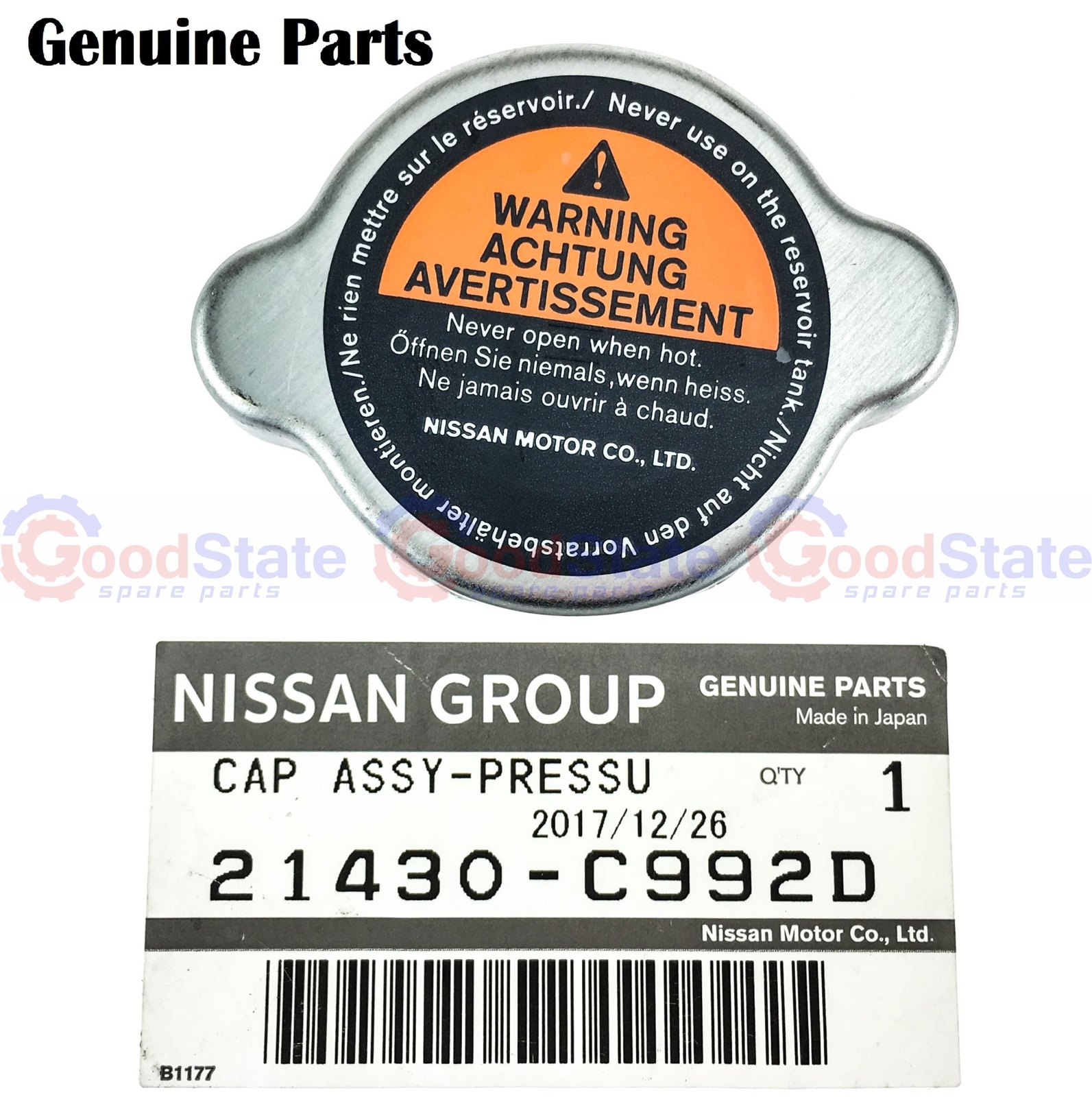 GENUINE Nissan X Trail T31 2.0 Diesel Radiator Cap | eBay