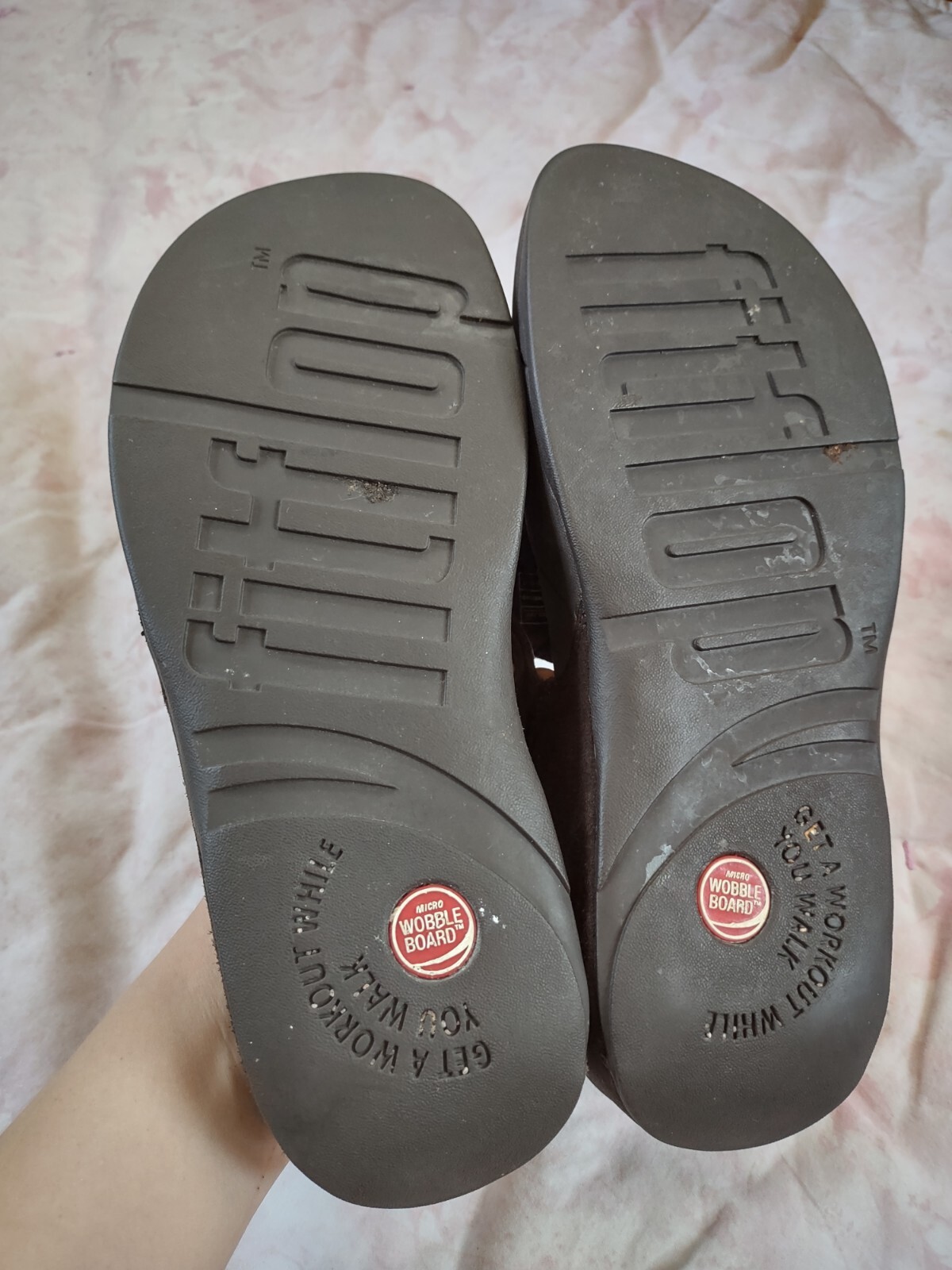 FitFlop Suede Brown Flip Flop Sandals Women's US10/Eu… Gem