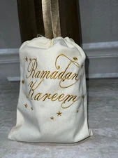 Ramadan Kareem Embroidered Favor Bags 5 piece