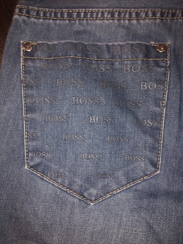 Hugo Boss Orange Jeans Men 31 X 29 Straight 90s Classic Skater Logo - Picture 11 of 16