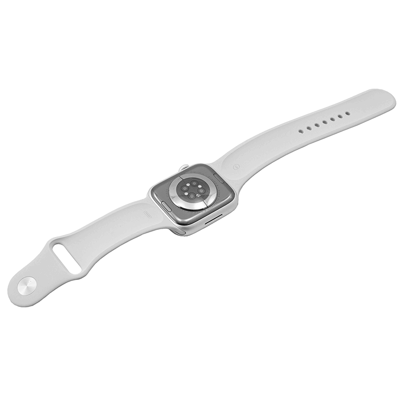 Apple Watch Series 8 45mm Starlight Case w/ Starlight Sport Band M/L ...