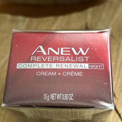 NEW Avon Anew Reversalist Complete Renewal Night Cream Travel Trial Size 0.50oz