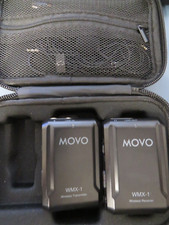 Movo WMX-1 2.4GHz Wireless Lavalier Microphone System Transmitter Reciever