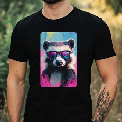 Badger Men's Sunglasses Cotton T-Shirt Size XS to 5XL