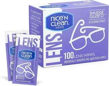 Lens Cleaning Wipes Pre-Moistened Eye Glasses Computer Optical Lens Cleaner 100P