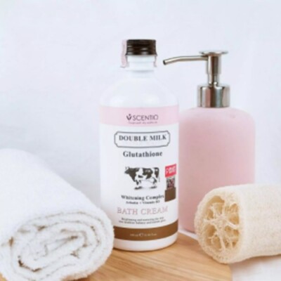 glutathione triple white 5x Beauty Buffet Scentio Double Milk Triple White Glutathione Bath Cream  350 Ml for sale online