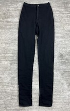 Fashion Nova Pants Juniors 3 Black High Rise Made in the USA