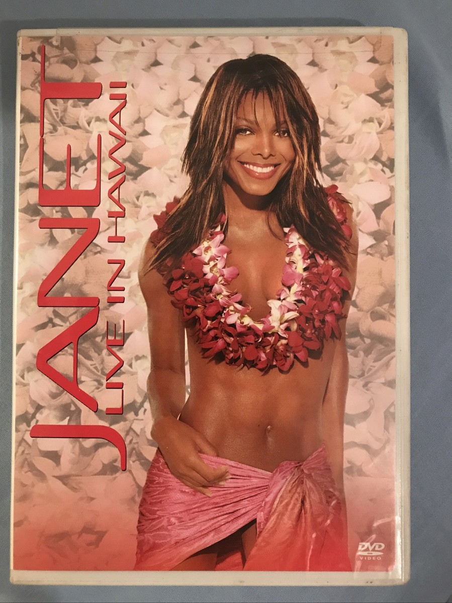 Janet Jackson - Live in Hawaii (DVD, 2002) With Insert, Rare
