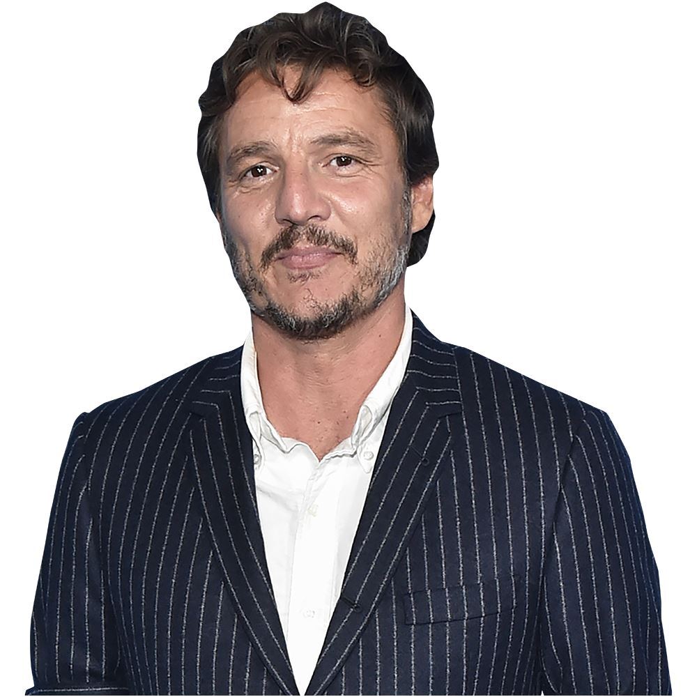 Pedro Pascal (Stripes) Half Body Buddy Cutout
