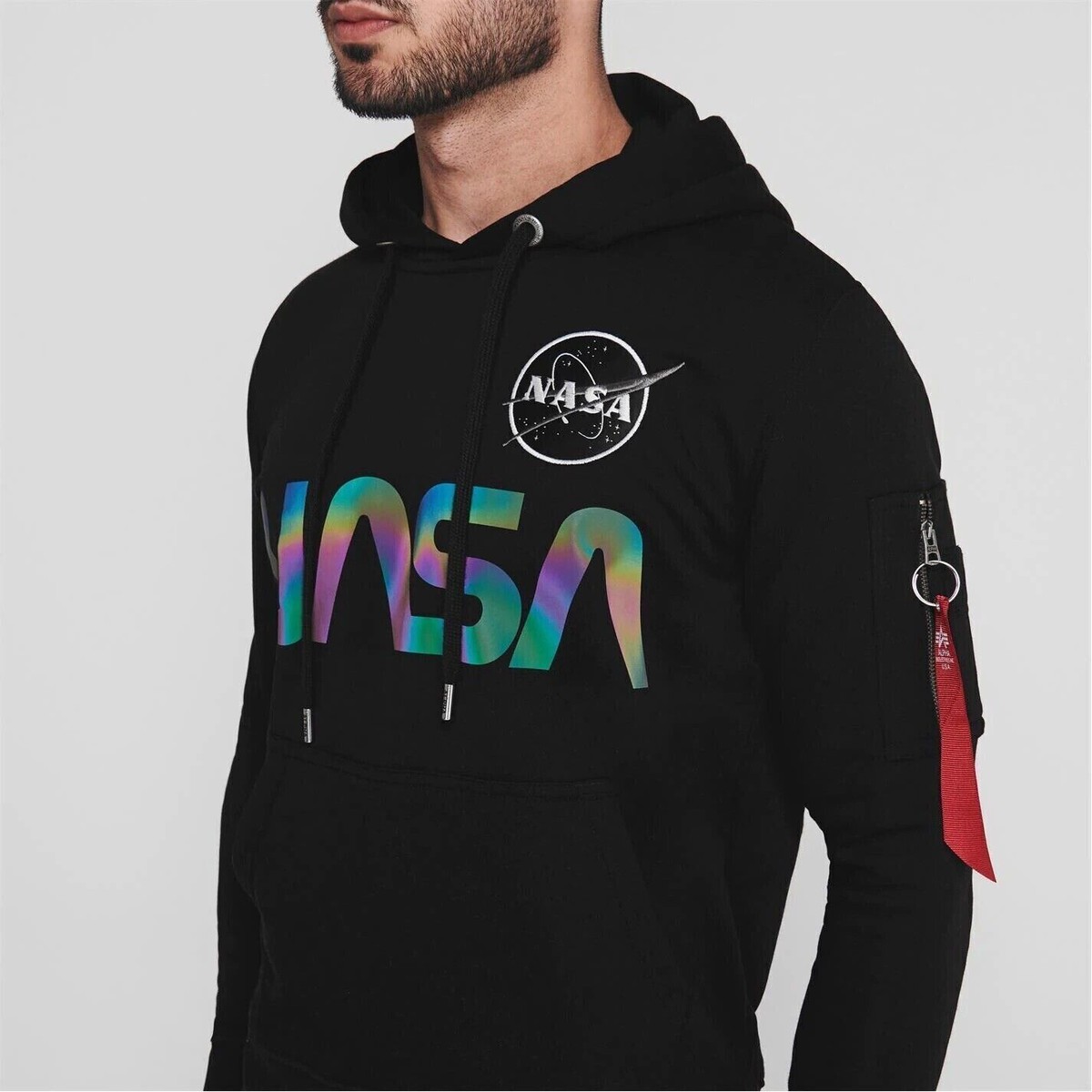 Hoodie Alpha Industries Roter Pulli Alpha Industries Basic Hoody