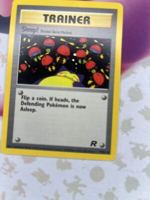 TRAINER - Sleep! (77/82) ~ LP/MP [Team Rocket Unlimited] 2000 -WotC- Pokémon TCG
