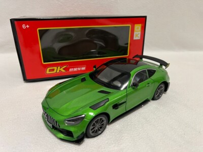 1:18 Diecast Vehicle for Mercedes AMG GT-R Model Car Toy Collection Sound Light