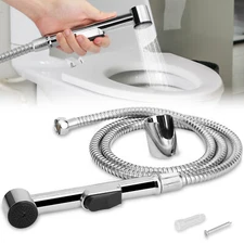 Hand Held Toilet Bidet Sprayer Bathroom Shower Water Spray Head w/1.5m Hose Part