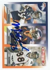 2005 Topps Total Broncos Mike Leach Rare IP Autograph Auto Card