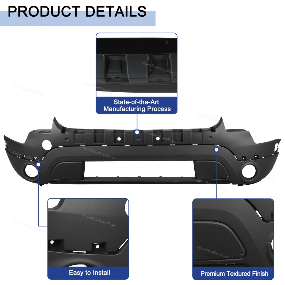 Front Lower Bumper Cover Fits 2011-15 Ford Explorer w/ Fog Light Hole FO1015112 Foto 4 de 4