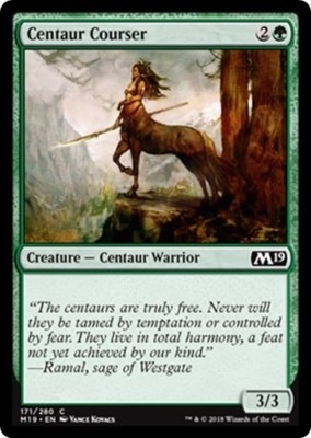 CENTAUR COURSER ~mtg NM-M M19 Magic 2019 Com x4