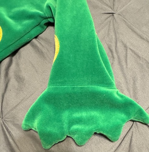 Miniwear Green Dinosaur Halloween Costume Toddler Size 18 Months 1 Piece Hooded - Picture 3 of 13