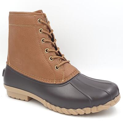 JBU by Jambu Men Classic Duck Boots Maine Size US 9M Tan Brown Waterproof