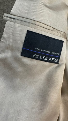 Bill Blass Vintage Blazer Sport Coat Three Button Jacket Camel Hair 40R Casual - Picture 6 of 7
