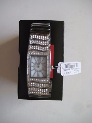 Rhino by marc ecko E8125MV Silver Tone Crystal Accented Women's Watch $110