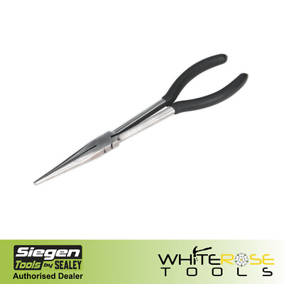 Siegen Nadelzange gerade 280 mm Polstergriff Griffe polierte Oberfläche