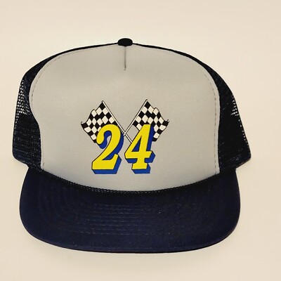 Vintage Jeff Gordon Snapback Rope Hat Foam Cap 24 Mohr's