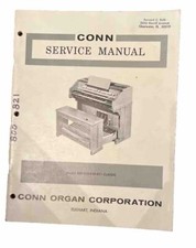 Conn Organ Service Manual,Model 800-821 Classic