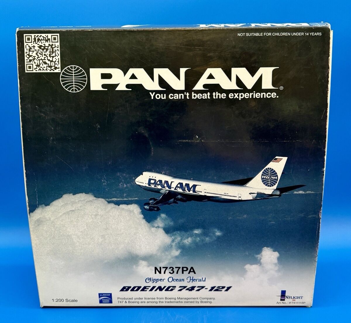 InFlight200 Pan Am Boeing 747-121 1:200 N737PA RARE “Clipper InFlight200 Pan Am Boeing 747-121 1:200 N737PA RARE “Clipper