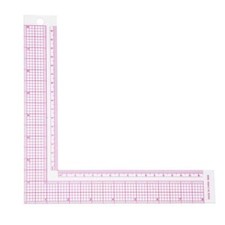 Sewing Ruler Plastic L-Square Garment Grading Ruler Sewing Measuring Measure ...