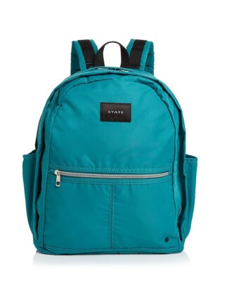 State Bags V4913 Green Kent Nylon Backpack Size 15.5x12x5 in