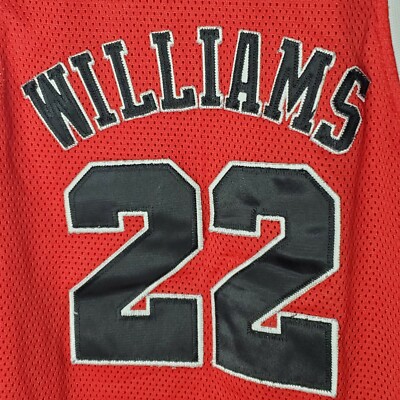 Vtg Chicago Bulls Reebok NBA Authentics #22 Jason Williams