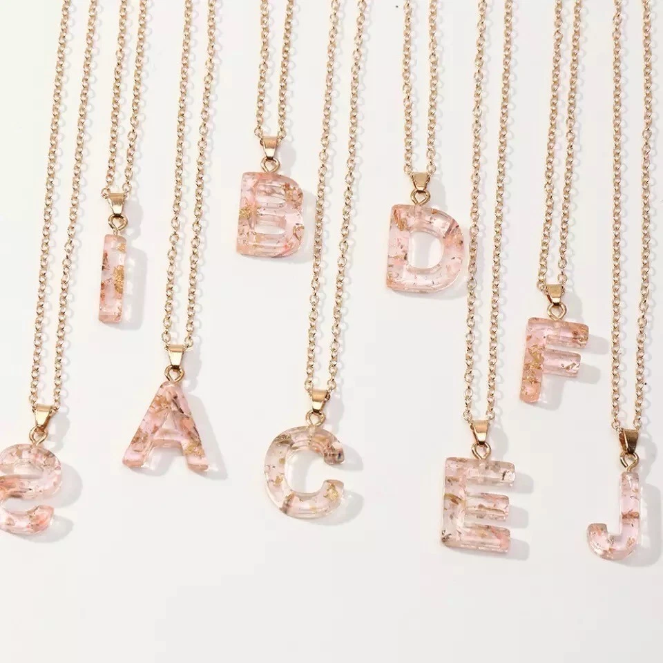 Rose gold e necklace deals