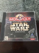 Star Wars Monopoly PC Windows95 Hasbro 1997 Parker Bros Game Boba Movie Scenes