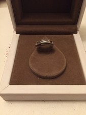 Authentic Rare I DO Platinum 999 With Diamond Marriage Wedding Band Ring