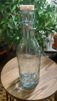 Absolut Pure Milk 2pt 100% The Milk Protector Flasche Metall + Gummistopfen 
