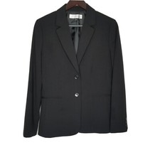Tahari Arthur S. Levine Women's Blazer Size 10 Black Lined Jacket