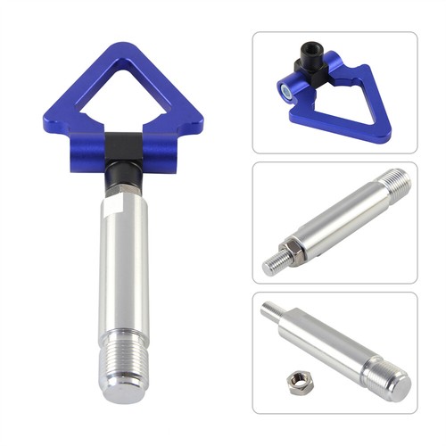 Blue/Black Aluminum Tow Hook Towing Hook Ring For Toyota Yaris 2007-2011 - Picture 7 of 11