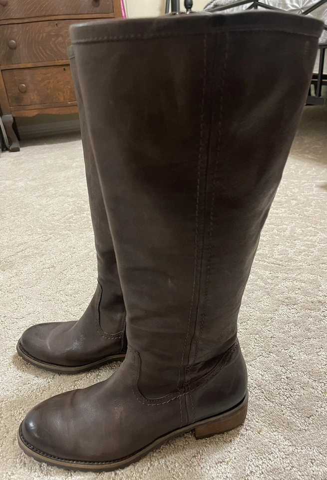 Botas Coldwater Creek de cuero marrón para mujer talla 8 Foto 2 de 4