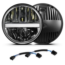 Pair 7 Inch Round Halo Led Headlights Drl Turn For Chevrolet Bel Air Pair 7 Inch Round Halo Led Headlights Drl Turn For Chevrolet Bel Air