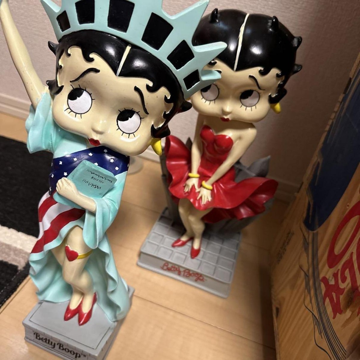 ベティブープBetty Boop 自由の女神フィギュア　スタチューBT-DOLL ベティちゃん グッズ アメリカン雑貨 Betty Boop フィギュア