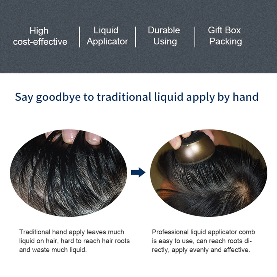 Аппликатор для волос головы массажер против выпадения волос щетка - Изображение 4 из 4