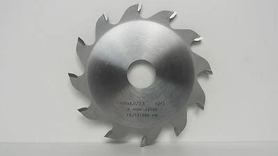 HW HM Nutfräser Flachzahnnuter Nutsägeblatt 150 x 8,0 x 30 mm Z. 12 FZ Neu