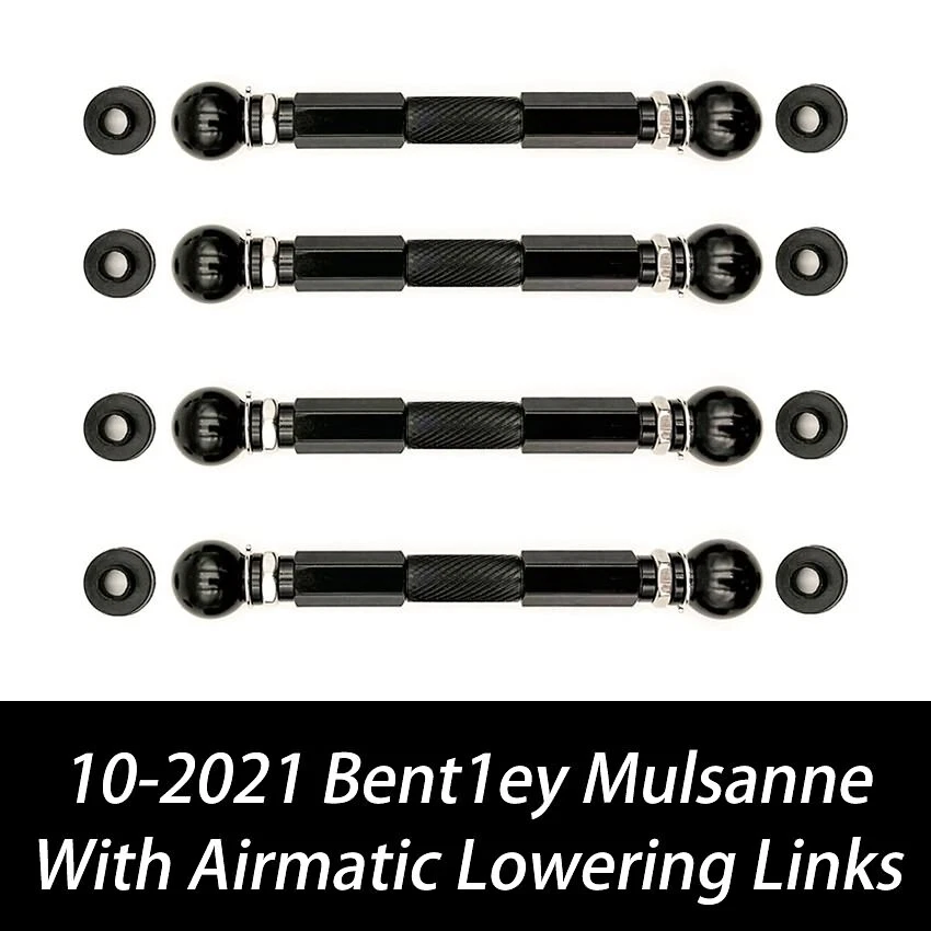 Kit de eslabones de suspensión descendente ajustables para 10-21 Bentley Mulsanne módulo varillas Foto 2 de 4