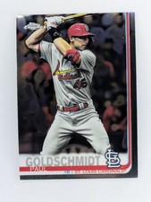 2019 Topps Chrome Update #1 Paul Goldschmidt St. Louis Cardinals Card