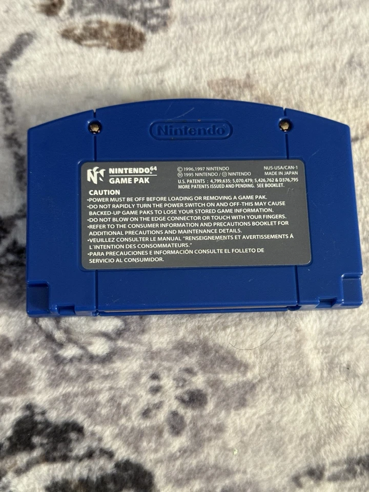 007 The World Is Not Enough (Nintendo 64, N64, 2000) Auténtico Carro Azul Probado Foto 2 de 2